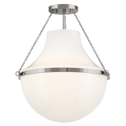 Collins LED Semi-Flush Mount in Polished Nickel (13|46893PN)