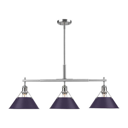 Orwell Three Light Linear Pendant in Pewter (62|3306-LP PW-EP)