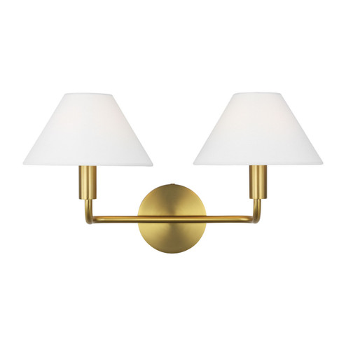 Colfax Two Light Wall Sconce in Burnished Brass (454|SLW1012BBS)