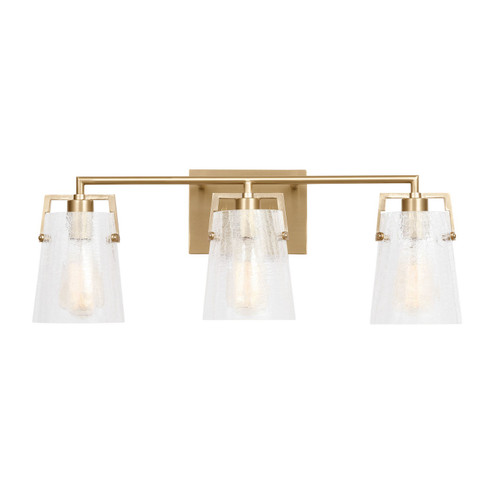 Crofton Three Light Vanity in Satin Brass (454|DJV1033SBCKG)