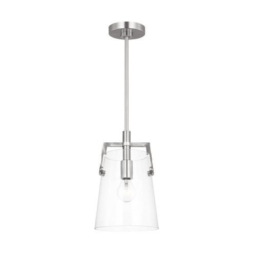 Crofton One Light Pendant in Brushed Nickel (454|DJP1261BS)
