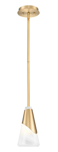 Aimie One Light Pendant in Modern Gold (224|828P6-ROD-MGLD)