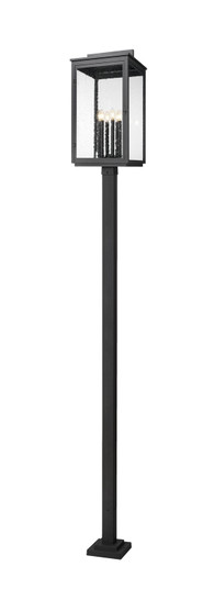 Hartwell Six Light Outdoor Post Mount in Sand Black (224|5019PHXXLS-536P-BK)