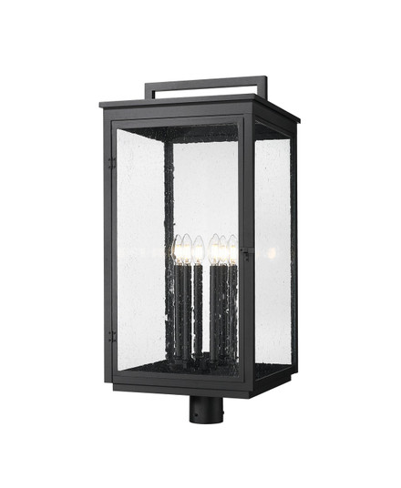 Hartwell Six Light Outdoor Post Mount in Sand Black (224|5019PHXXLR-BK)