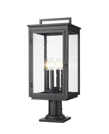 Hartwell Four Light Outdoor Pier Mounted in Sand Black (224|5019PHBR-533PM-BK)