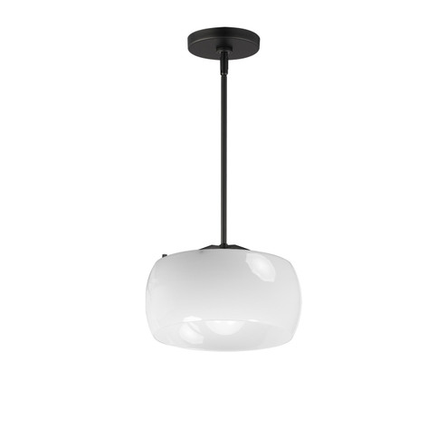 Glazed One Light Pendant in White / Black (16|26141WTBK)