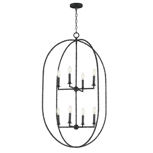Martel Eight Light Pendant in Blacksmith (16|21849BS) Martel Eight Light Pendant in Blacksmith (16|21849BS)