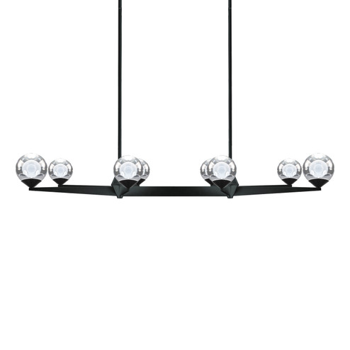 Double Bubble LED Chandelier in Black (281|PD-82044-BK)