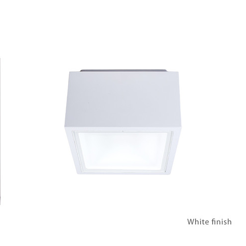 Bloc LED Outdoor Flush Mount in White (281|FM-W9200-WT)