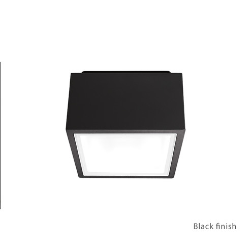 Bloc LED Outdoor Flush Mount in Black (281|FM-W9200-BK)