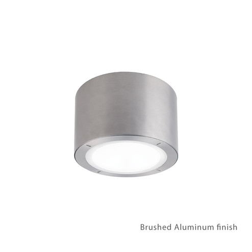 Vessel LED Outdoor Flush Mount in Brushed Aluminum (281|FM-W9100-AL)