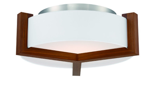 Segment LED Flush Mount in Dark Walnut (281|FM-83922-DW)