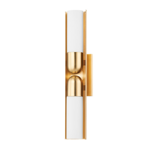 Paolo Two Light Wall Sconce in Aged Brass (428|H634102-AGB)