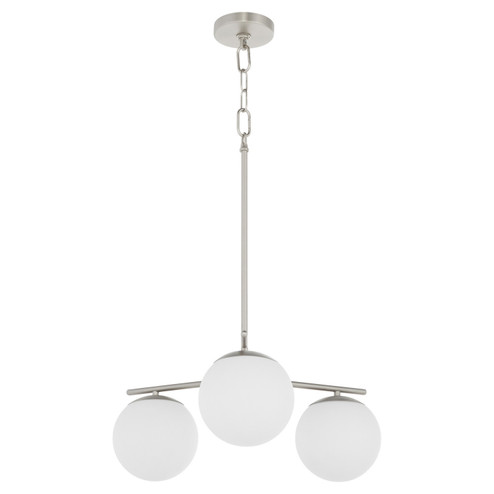 Jasper Three Light Chandelier in Satin Nickel (19|639-3-65)