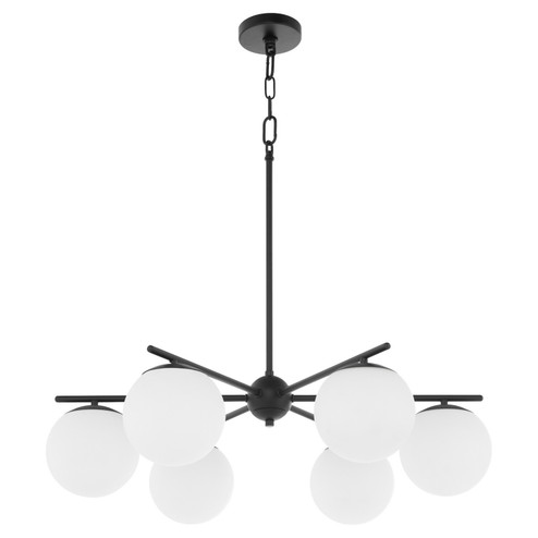 Jasper Six Light Chandelier in Matte Black (19|639-6-59)