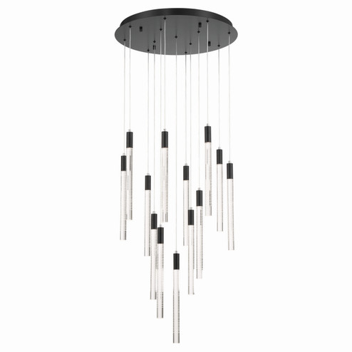 Celine LED Chandelier in Black (78|AC12143BK)