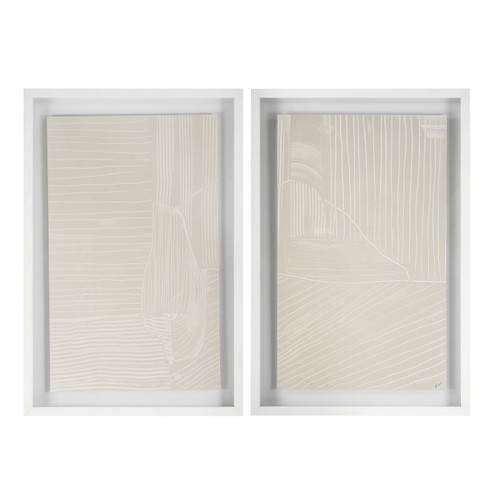 Marlon Wall Art in Painted White (443|PA0047)