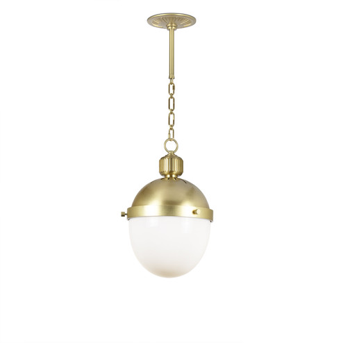 Otis One Light Pendant in Natural Brass (400|16-1117NB)