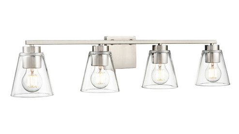 Strayhan Four Light Vanity in Brushed Nickel (59|64004-BN)