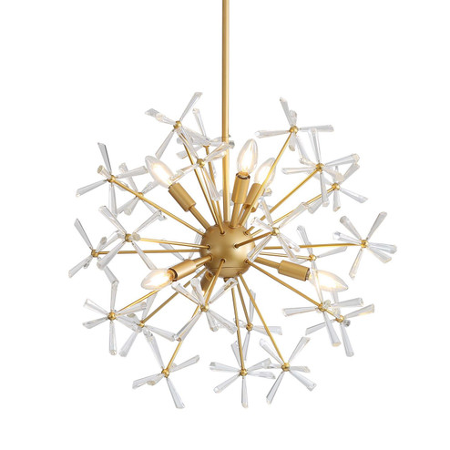 Dandelion Six Light Pendant in Matte Gold (62|4502-24 GLD)