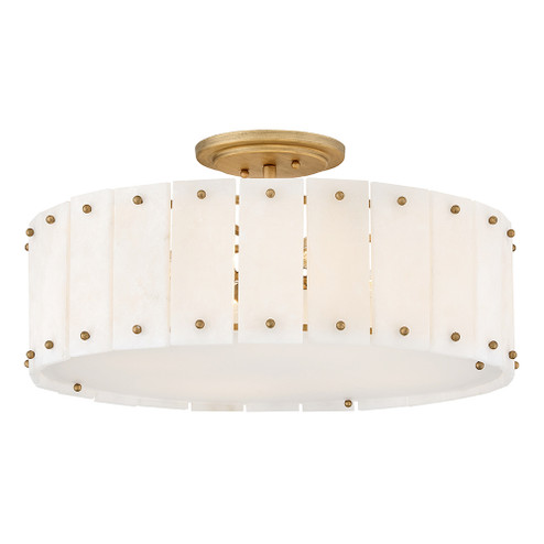 Simone LED Semi-Flush Mount in Burnished Gold (138|FR47753BNG)