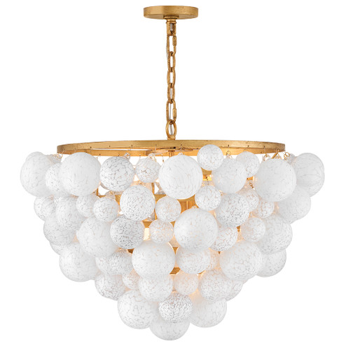 Marabel LED Chandelier in Distressed Brass (138|FR41565DA)