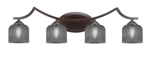 Zilo Four Light Bath Bar in Dark Granite (200|554-DG-4612)