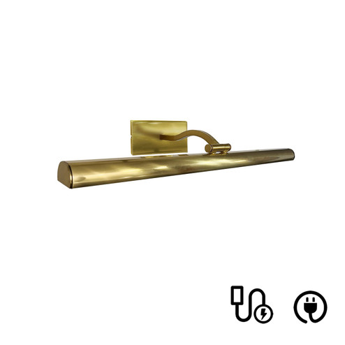 Yvonne LED Picture Light in Aged Brass (216|YVO333-24LED-AGB)