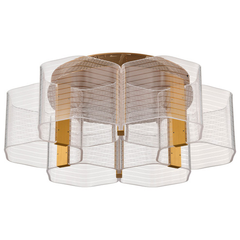 Kenzo LED Flush Mount in Polished Anodized Bronze (72|62-2402)