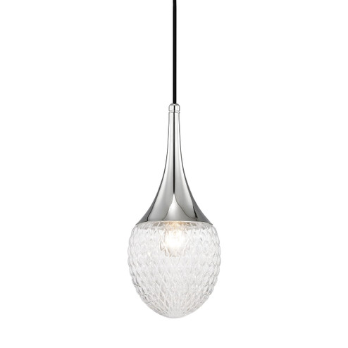 Bella One Light Pendant in Polished Nickel (428|H114701A-PN)