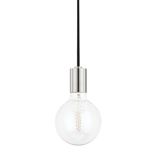 Ava One Light Pendant in Polished Nickel (428|H109701-PN)