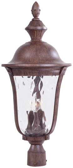 Ardmore Three Light Post Mount in Vintage Rust (7|8996-61)