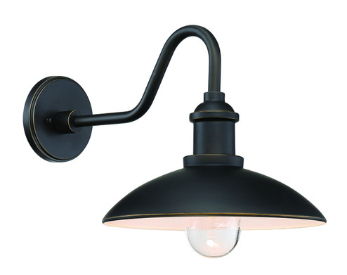 RLM Shade in Oil Rubbed Bronze/ Clear Seeded Glass (7|7984-14-143C)