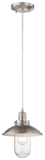 Downtown Edison One Light Mini Pendant in Brushed Nickel (7|4130-84)