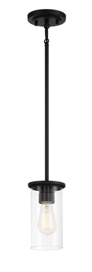 Haisley One Light Pendant / Semi Flush in Coal (7|4090-66A)