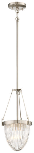 Atrio One Light Pendant in Brushed Nickel (7|2321-84)