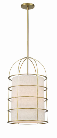 Gateway Park Four Light Pendant in Soft Brass (7|2154-695)