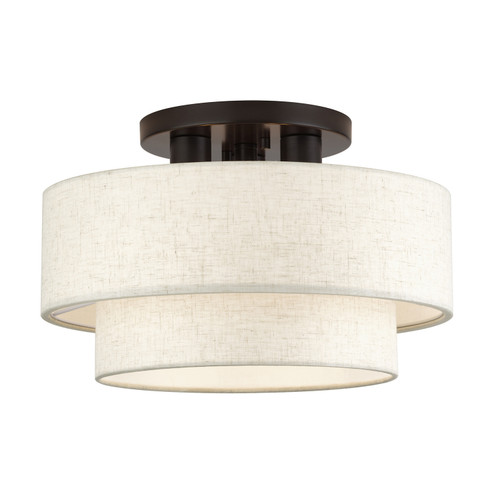 Manorwood Three Light Semi-Flush Mount in English Bronze (107|41944-92)