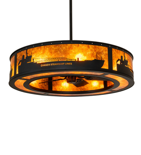 Personalized Eight Light Chandel-Air in Solar Black (57|285665)
