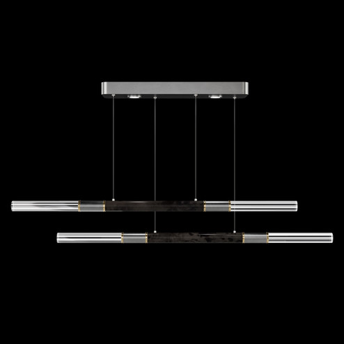 Antonia LED Linear Pendant in Silver Leaf (48|100150-411)