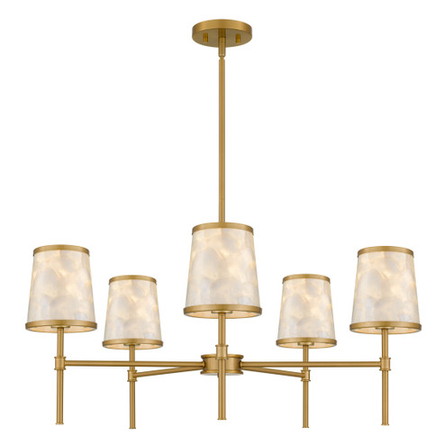 Windley Five Light Chandelier in Brushed Gold (10|WIND5032BRG)