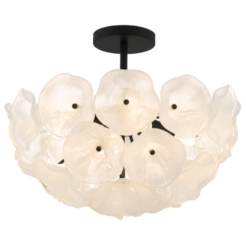 Audrey Four Light Semi-Flush Mount in Matte Black (10|AUD1718MBK)