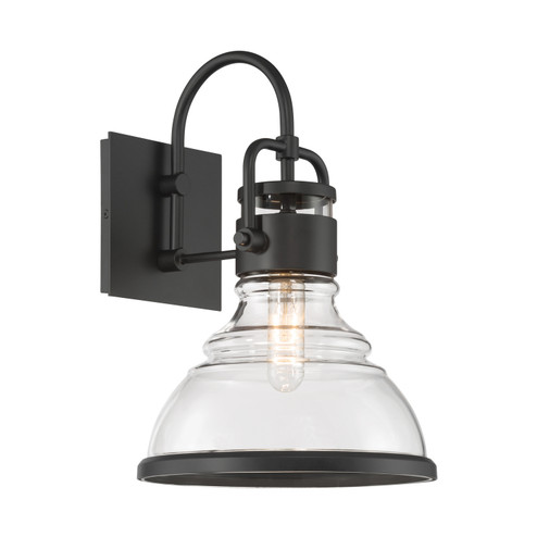 Calen One Light Outdoor Wall Sconce in Dark Matte Black (7|78700-899)
