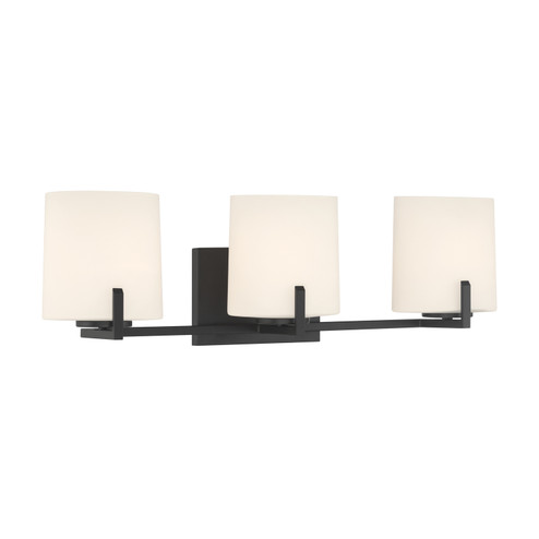 Mirelle Three Light Vanity in Dark Matte Black (7|12433-899)