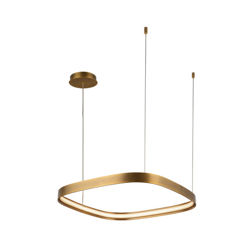 Yukon LED Pendant in Vintage Brass (347|PD78019-VB-UNV)