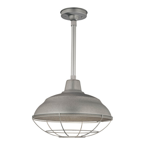 R Series One Light Pendant in Galvanized (59|RWHS17-GA)