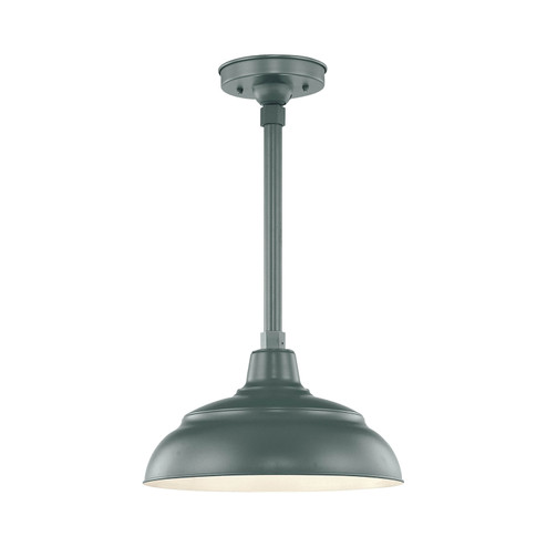 R Series One Light Pendant in Satin Green (59|RWHS14-SG)