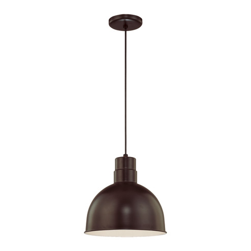 R Series One Light Pendant in Architectural Bronze (59|RDBC12-ABR)