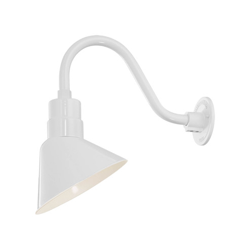R Series One Light Pendant in White (59|RAS10-WH)