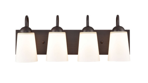 Ivey Lake Four Light Vanity in Rubbed Bronze (59|9814-RBZ)